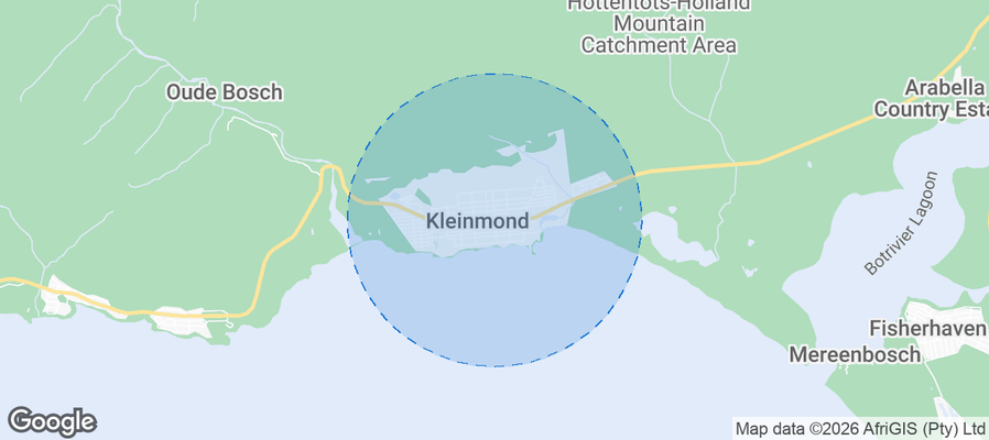 Kleinmond Airbnb map